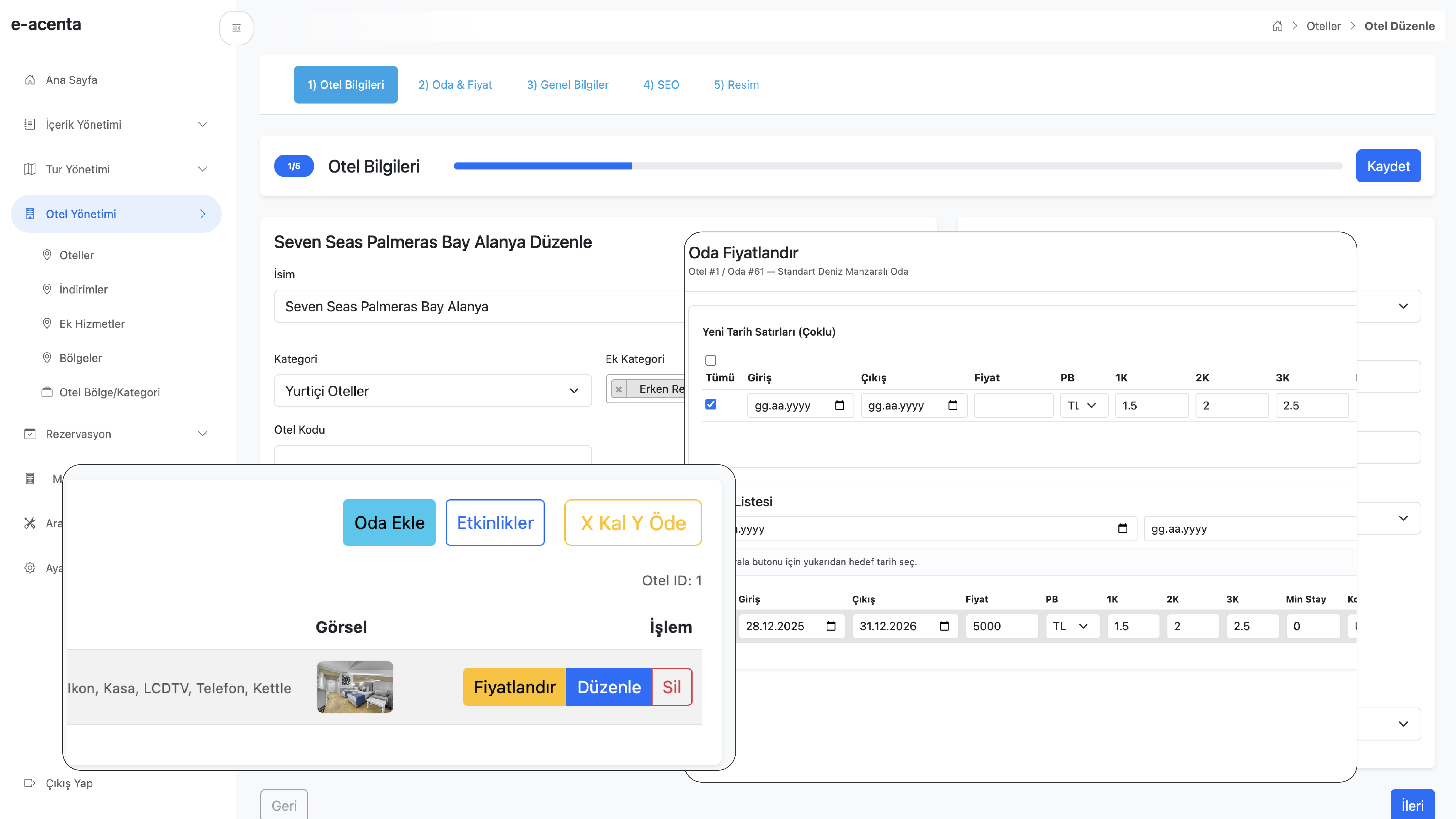 Oteller Modülü ile Otel Yönetimi Çok Daha Pratik
